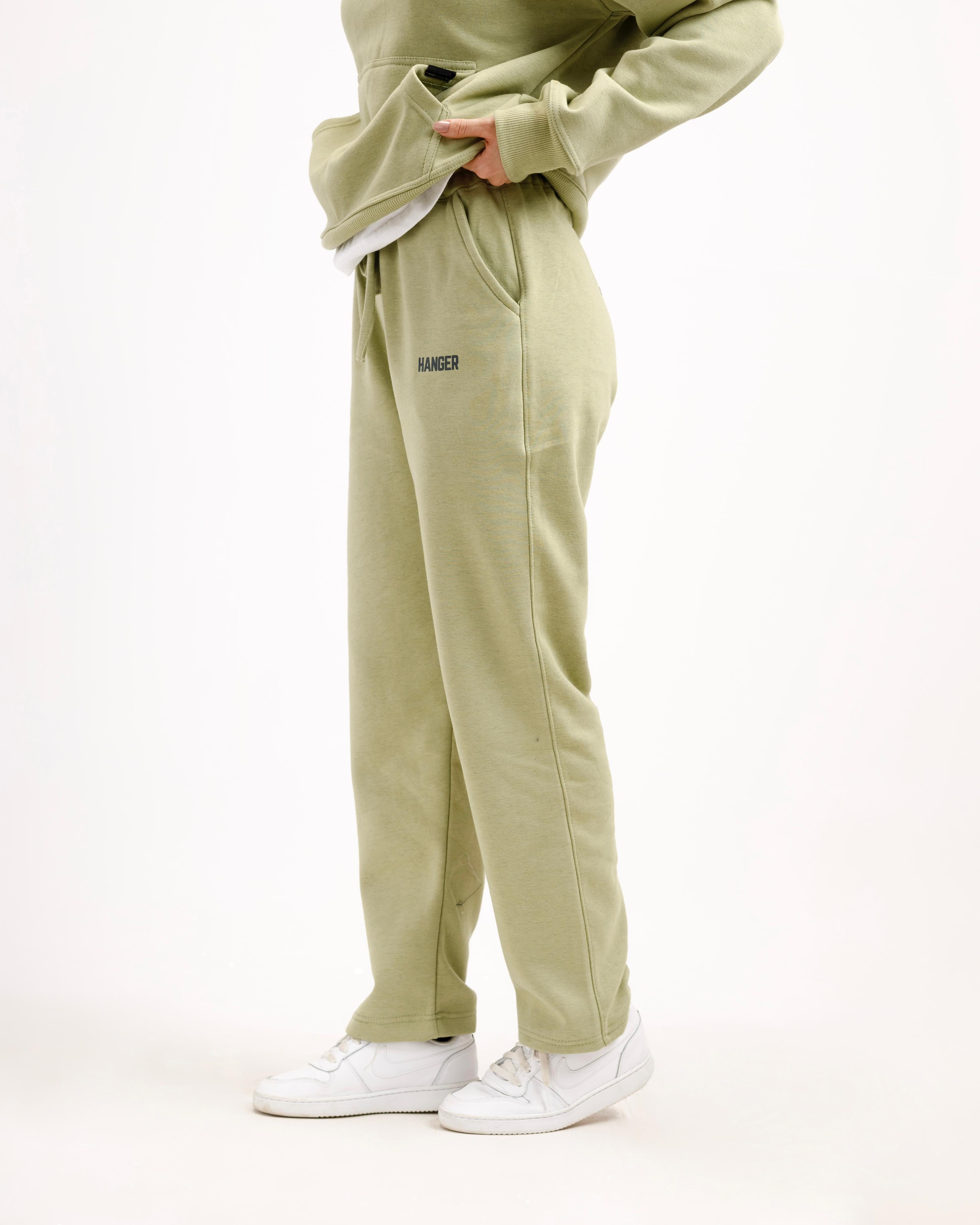 Sage Green Essential Trousers