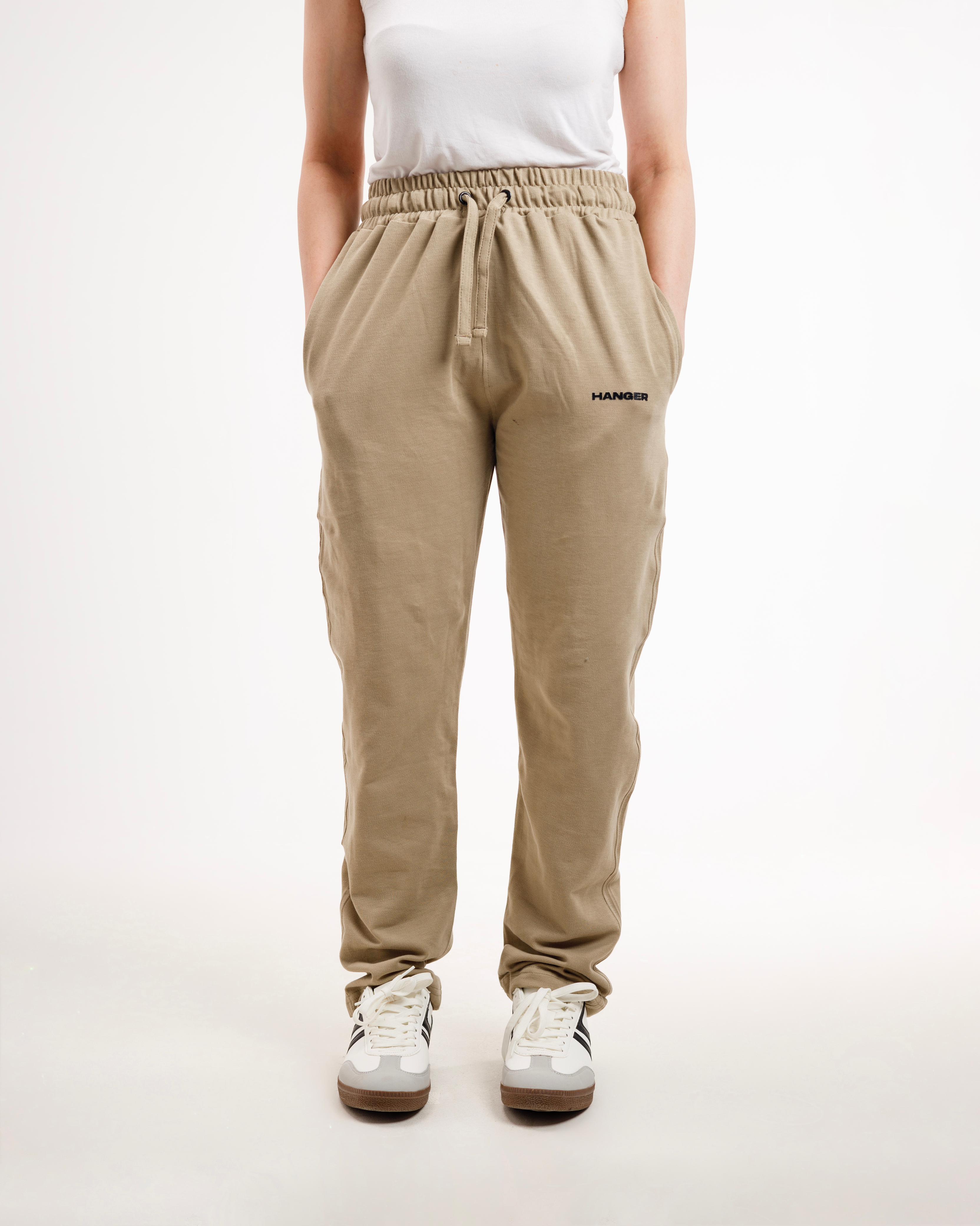 Sand Beige Essential Straight Trouser