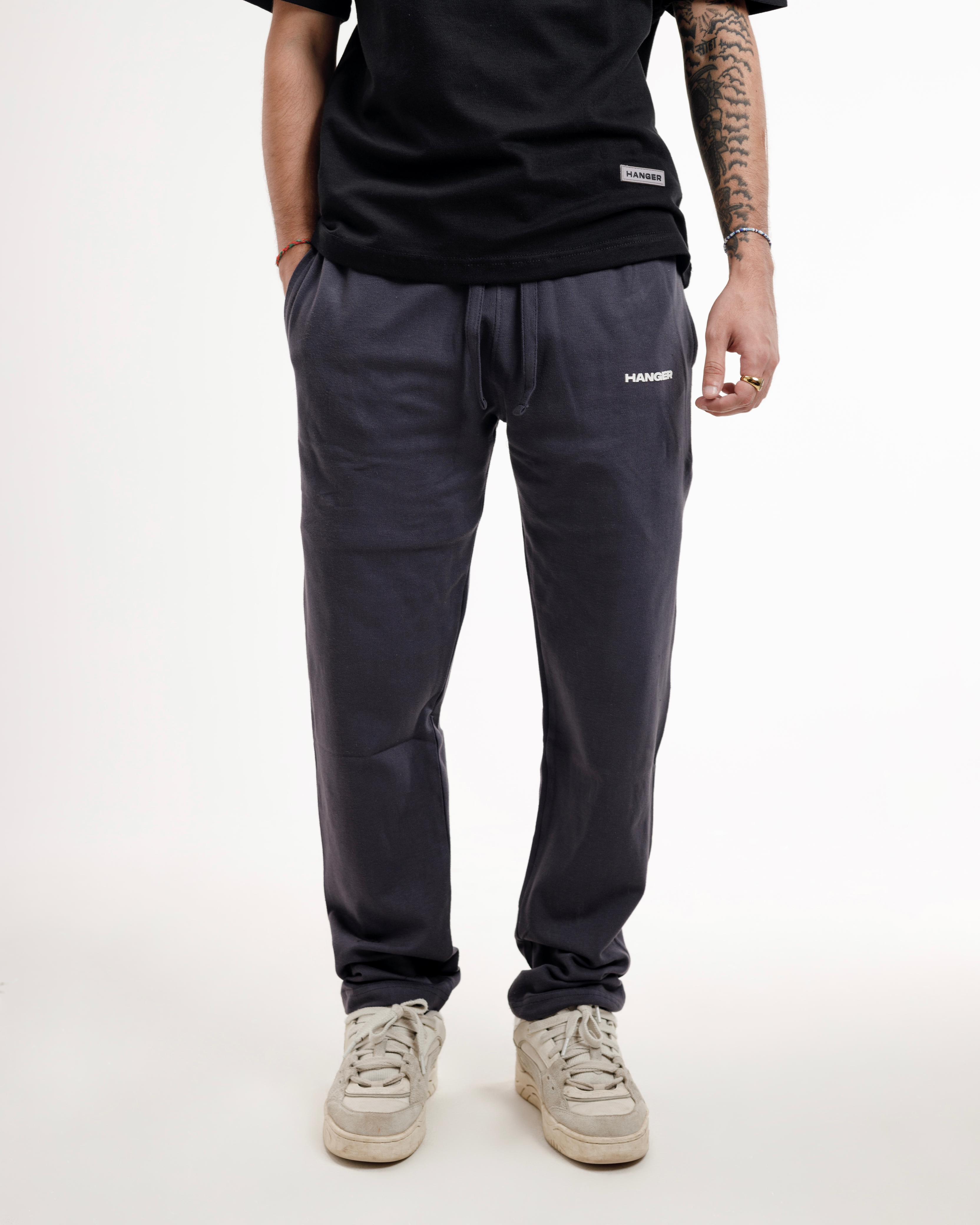 Dark Gray Essential Straight Trouser