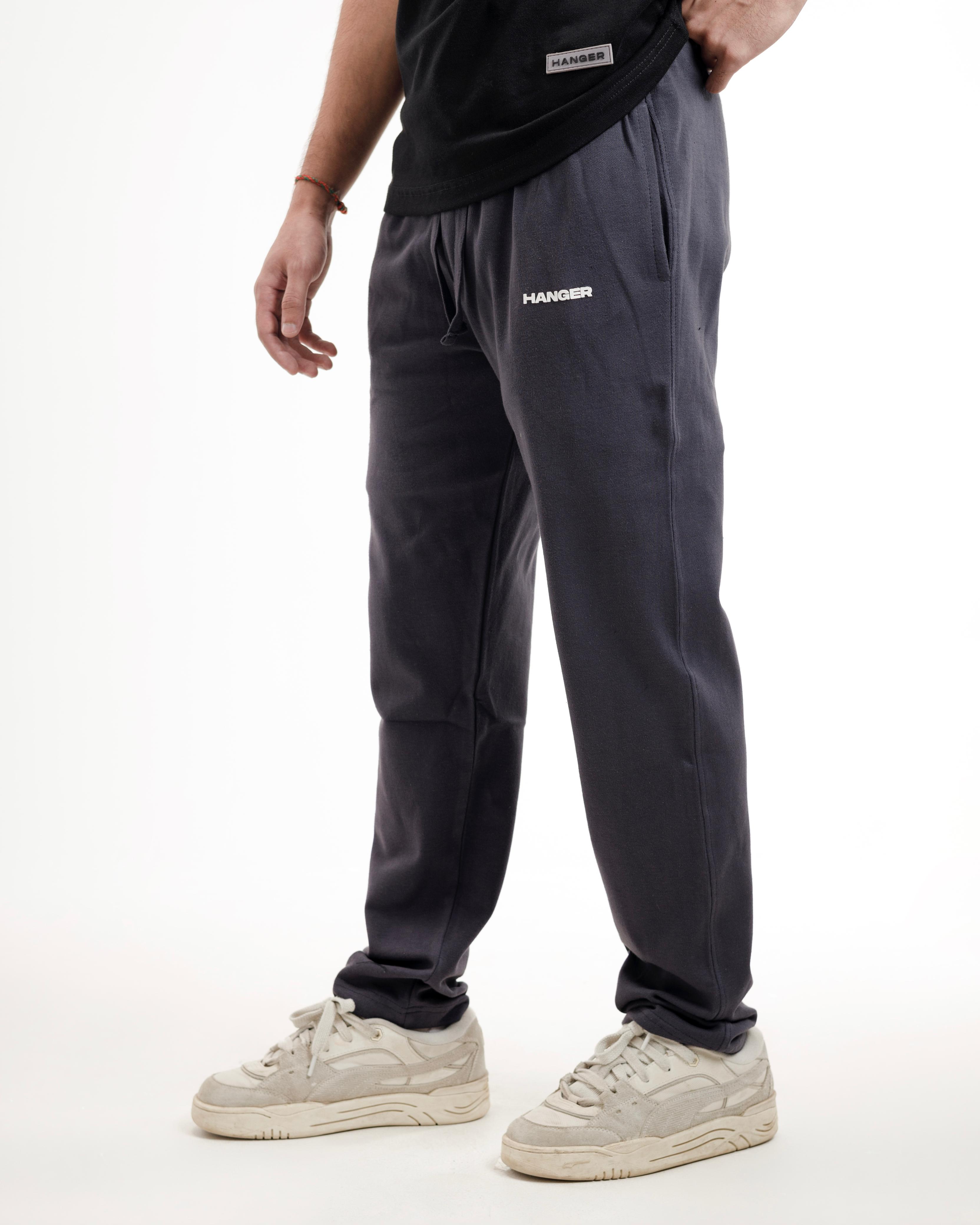 Dark Gray Essential Straight Trouser