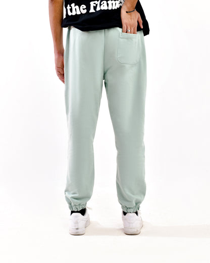 Mint Pleated Trousers