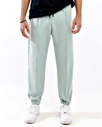 Mint Pleated Trousers