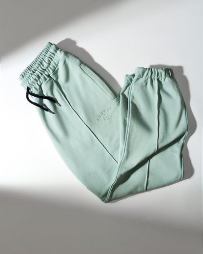 Mint Pleated Trousers