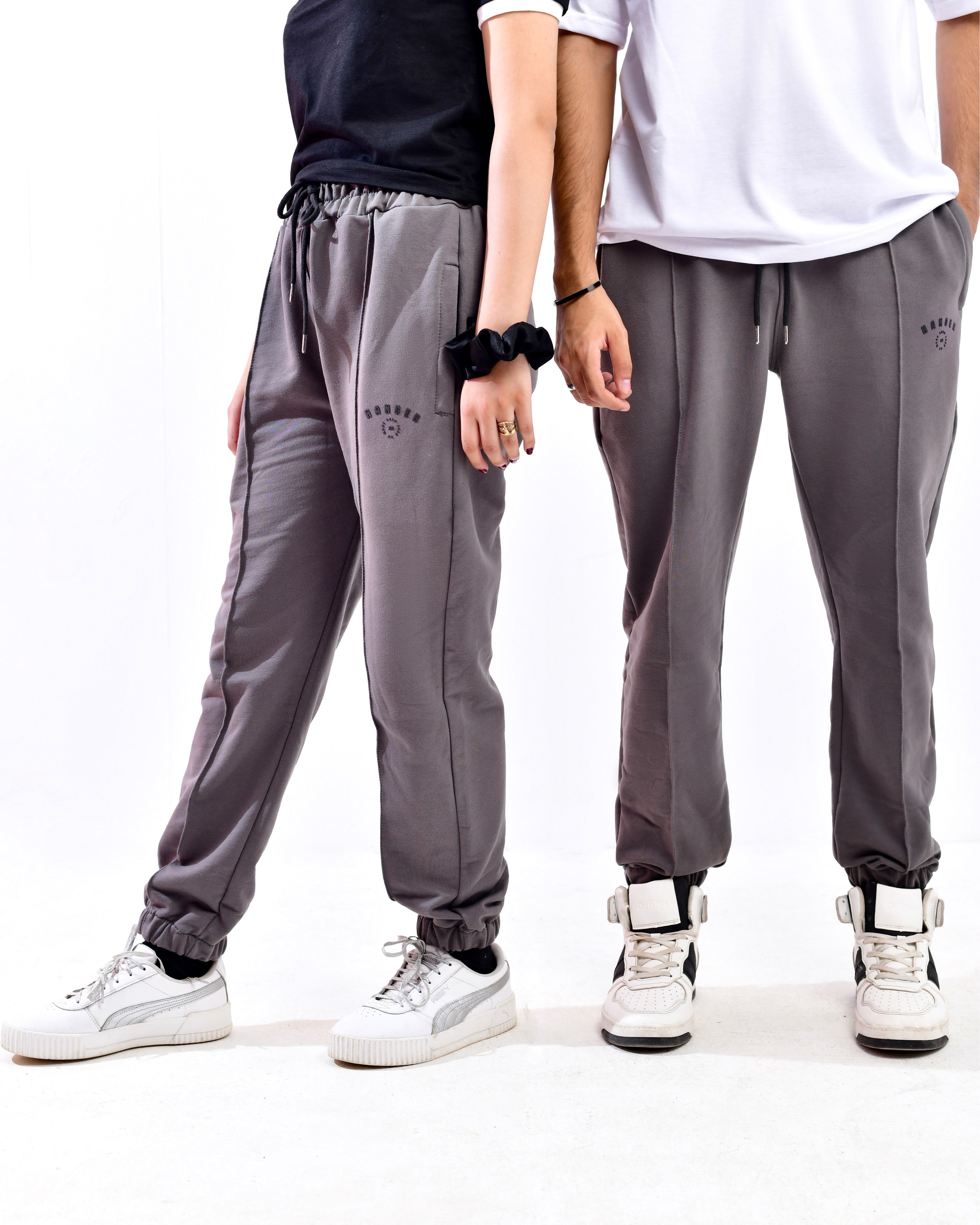 Space Gray Pleated Trousers