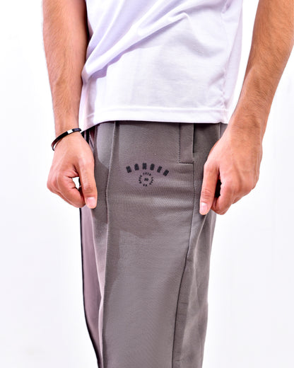 Space Gray Pleated Trousers