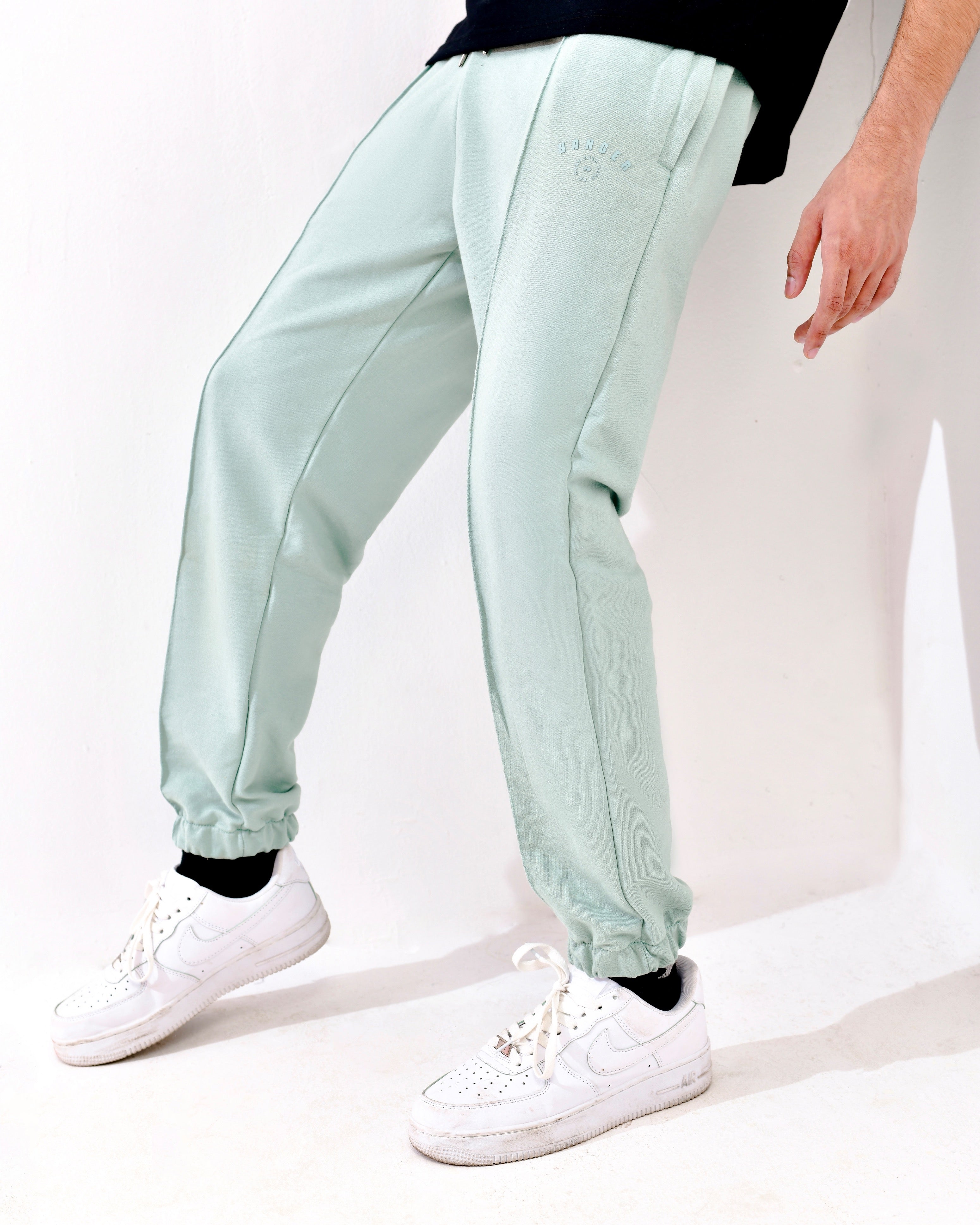 Mint Pleated Trousers