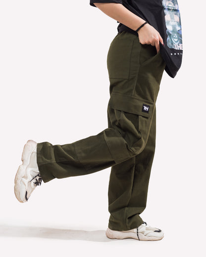 Olive Green Cargo Pants