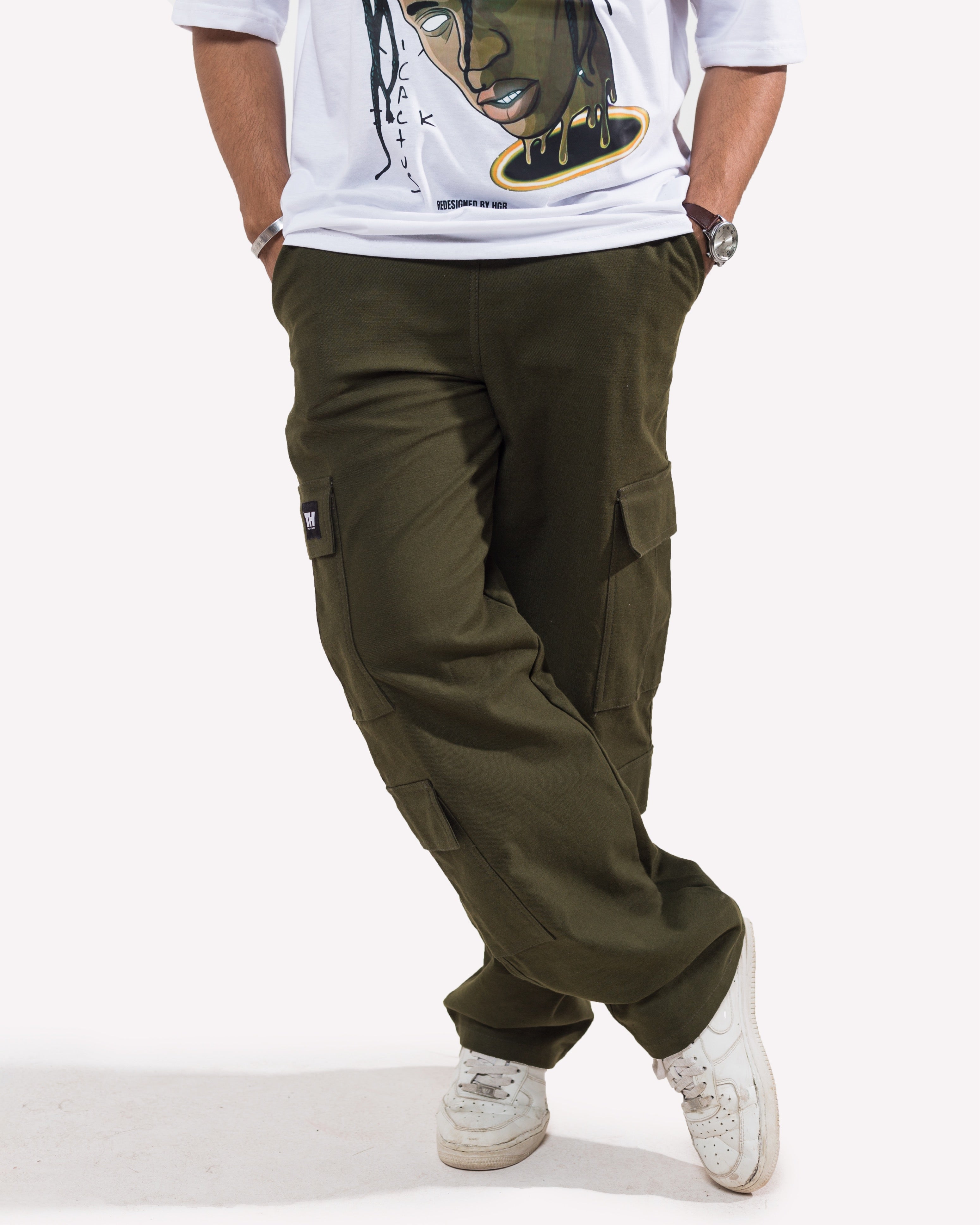 Olive Green Cargo Pants